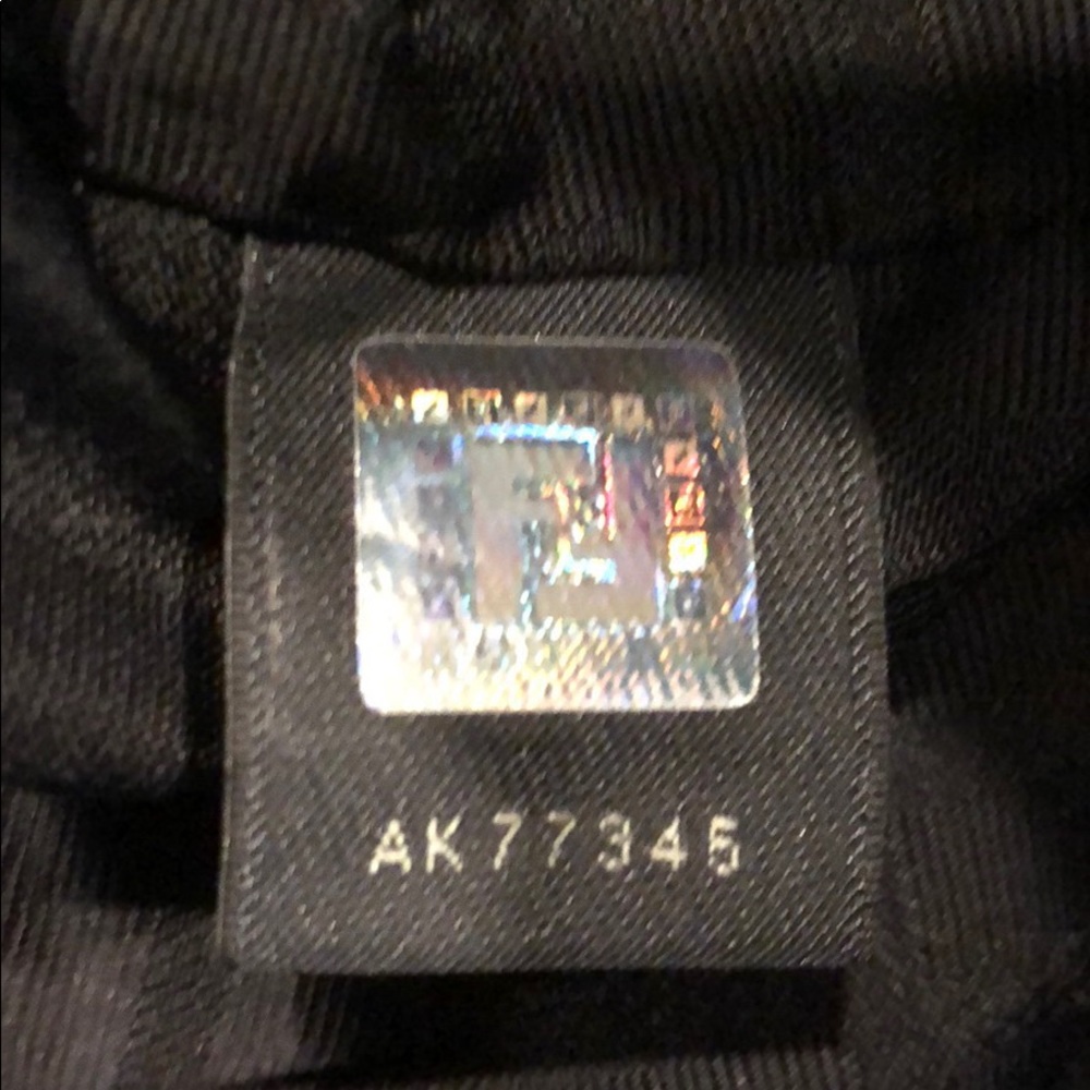 Fendi Large Metallic Crossword Tote - Picture 4 of 8